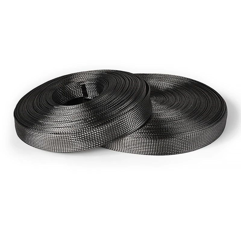 

1 м кабельная муфта из углеродного волокна, оплетка 4 мм-80 мм, полая проводящая лента, защитная втулка для проволоки, устойчивая к высоким температурам