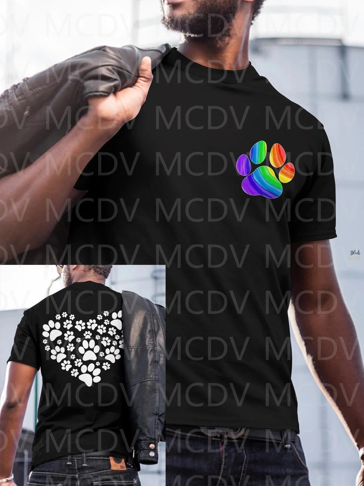 

Летняя мужская Радужная дизайнерская футболка для любителей домашних животных 2023, красочная футболка с принтом He Hole ЛГБТ 3D