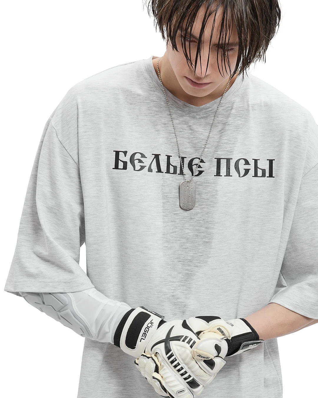 Футболка Kanye West Co-sign Black Dog Grey 100% хлопок