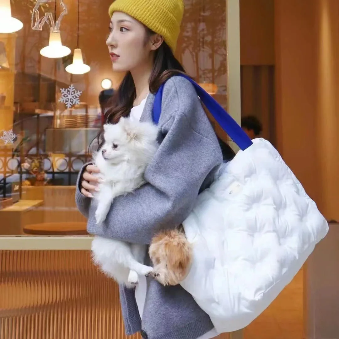 

Удобная переносная сумка для домашних животных на одно плечо, воздухопроницаемая сумка для кошек и собак, космическая капсула