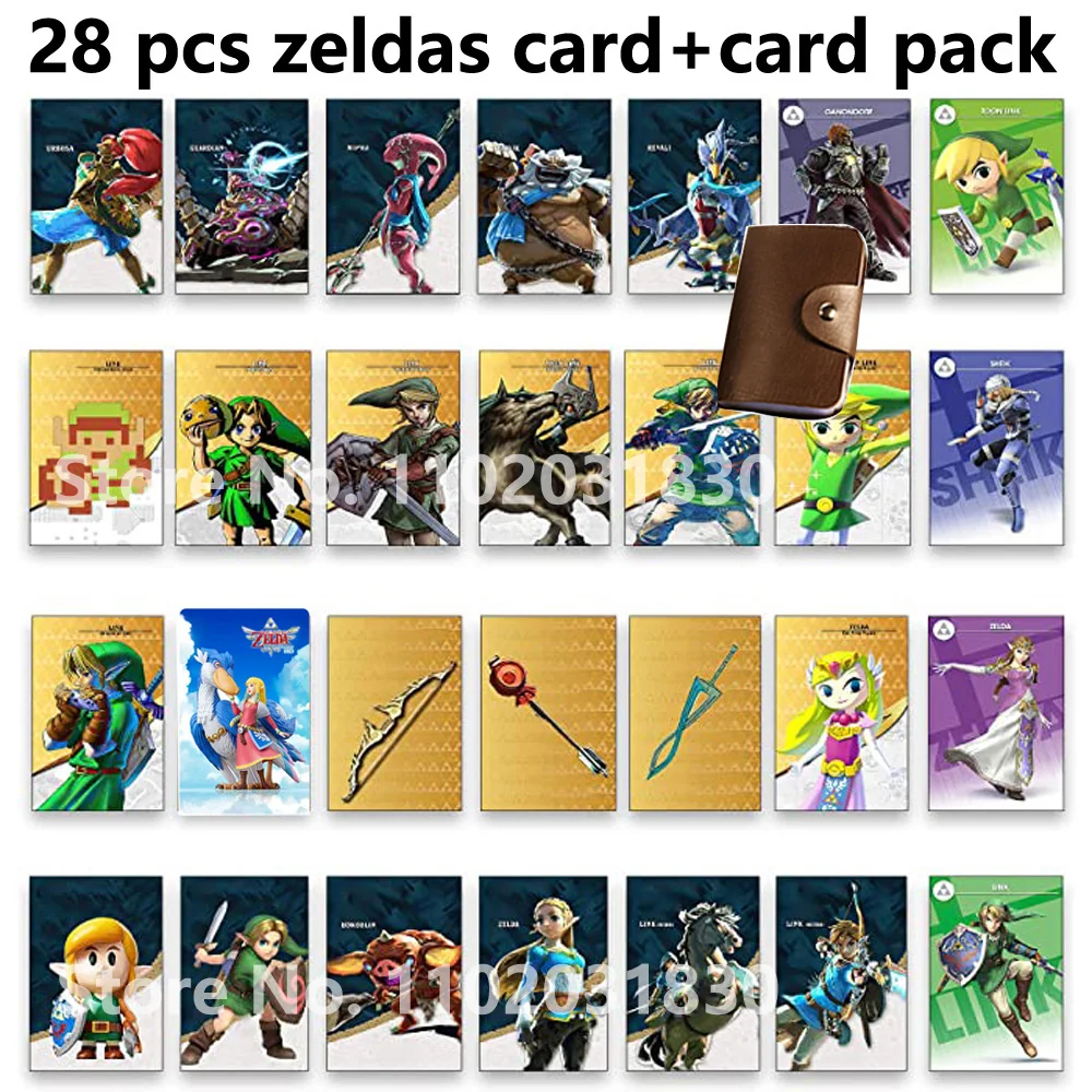 Rfid-метка nfc-карта ns переключатель 28 шт. zeldaes amiibo Блокировка дыхания дикой природы