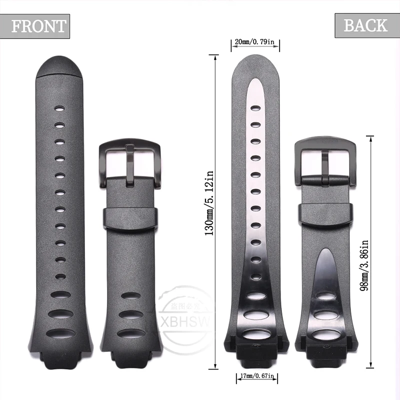 Rubber Strap Men For Suunto Observer SR X6HRM Outdoor Sports Waterproof Silicone Band Female Watch Accessories Wristband Buckle
