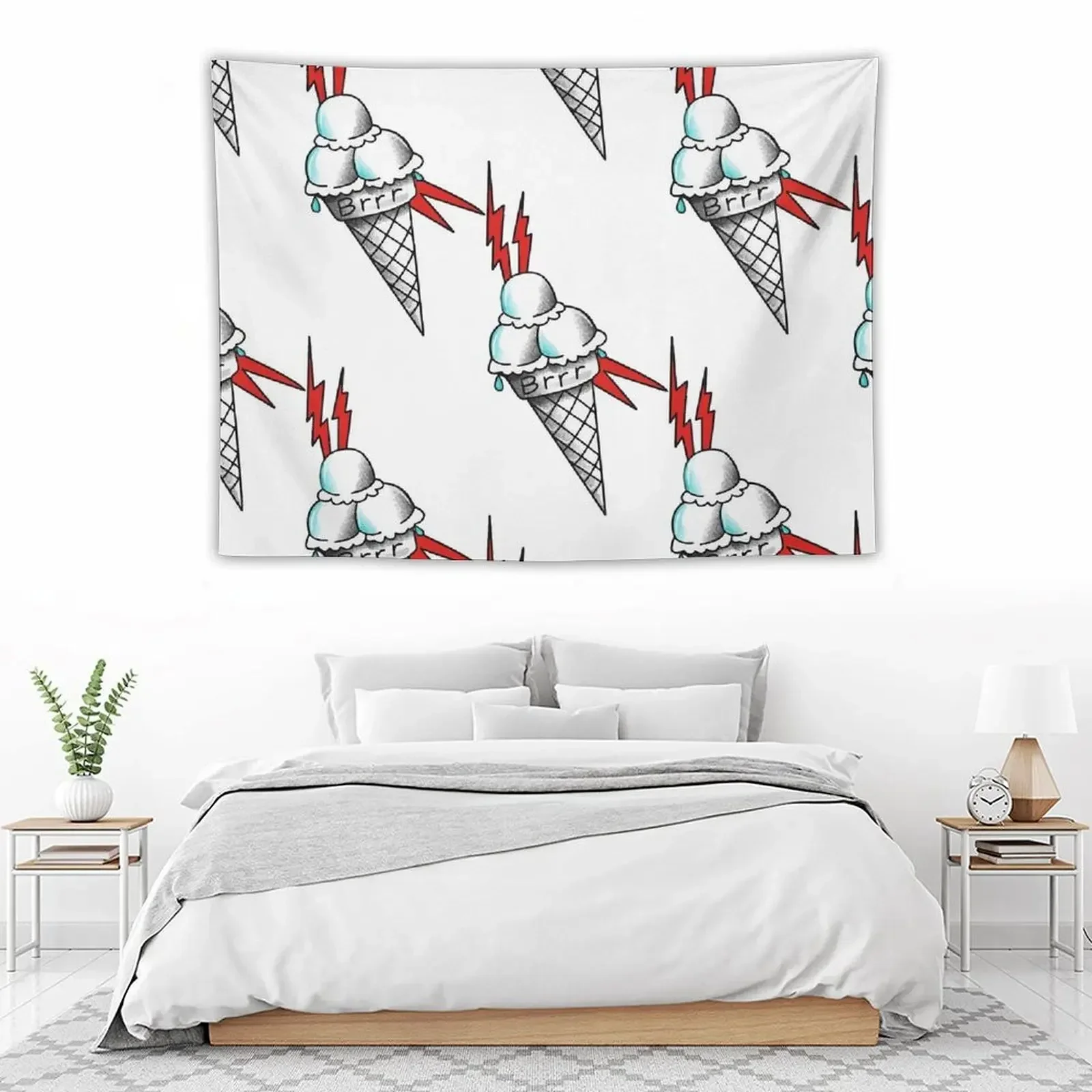 Brrr гобелен для мороженого украшение дома настенный