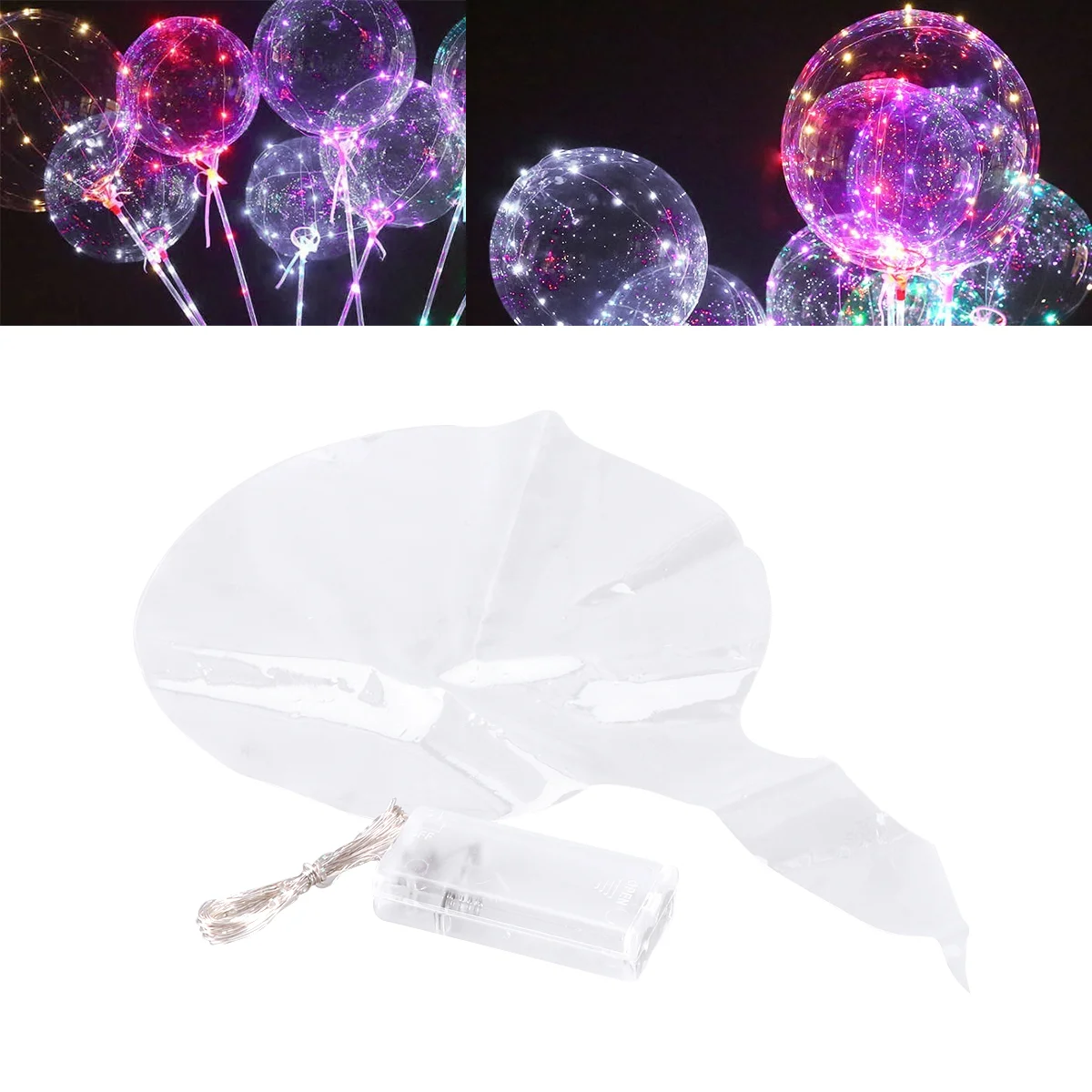 

10 Sets Bubble Balloons Flashing Party Balloons Party Decoration Wedding Party Balloons Balloons