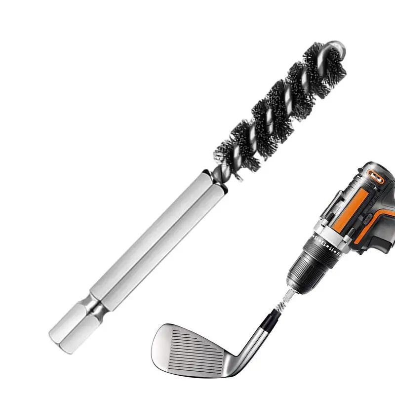 

Golf Clubs Head Hosel Brush Golf Club Brush Wire Brush Cleaning Tool Electric Drill Wire Brush Easy To Install