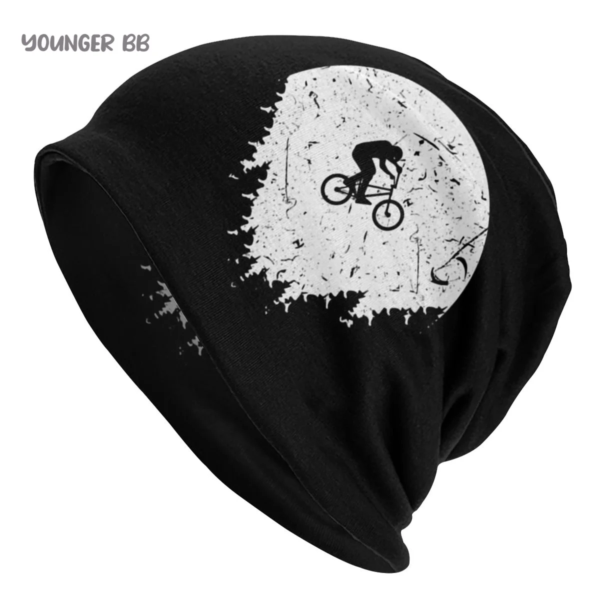 Головные уборы для мужчин и женщин вязаная шапка BMX езды на велосипеде забавный