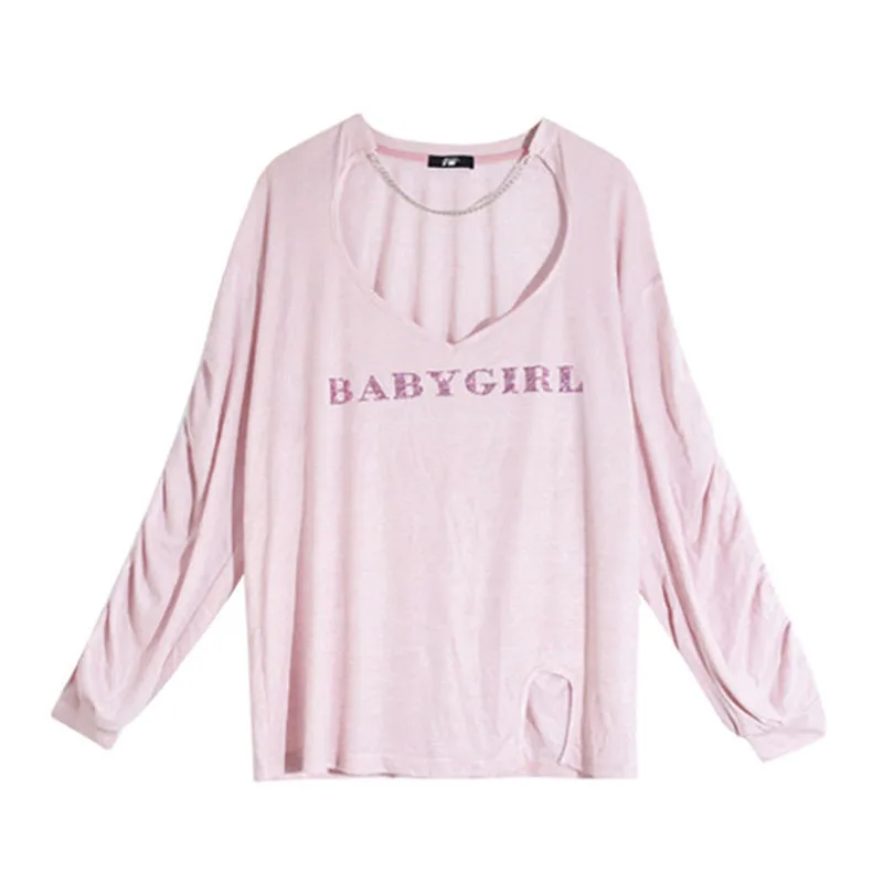 

Spring and summer new design long sleeve sunscreen suspender two piece French vest t-shirt female