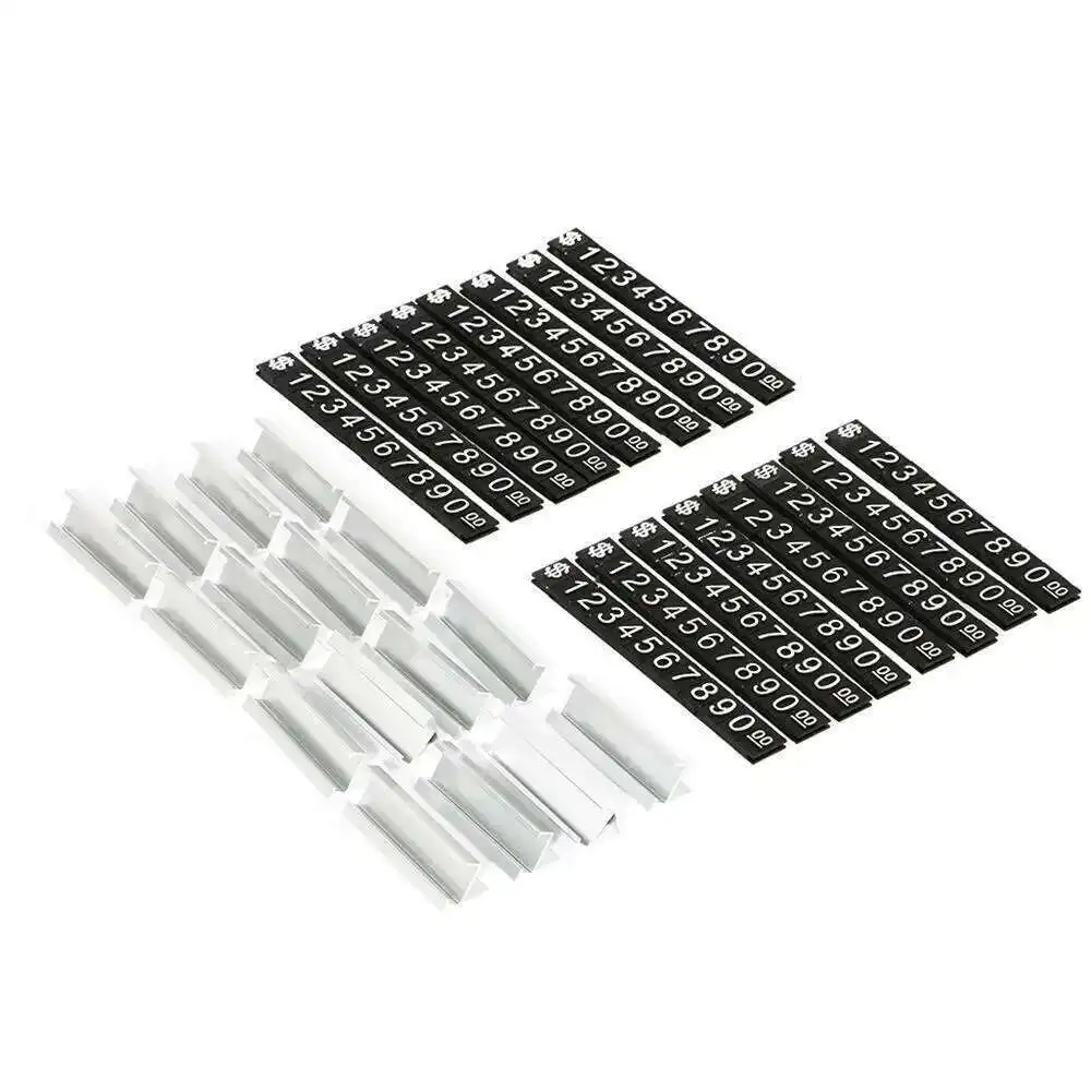 

Золотые регулируемые цифровые ценники 16 шт