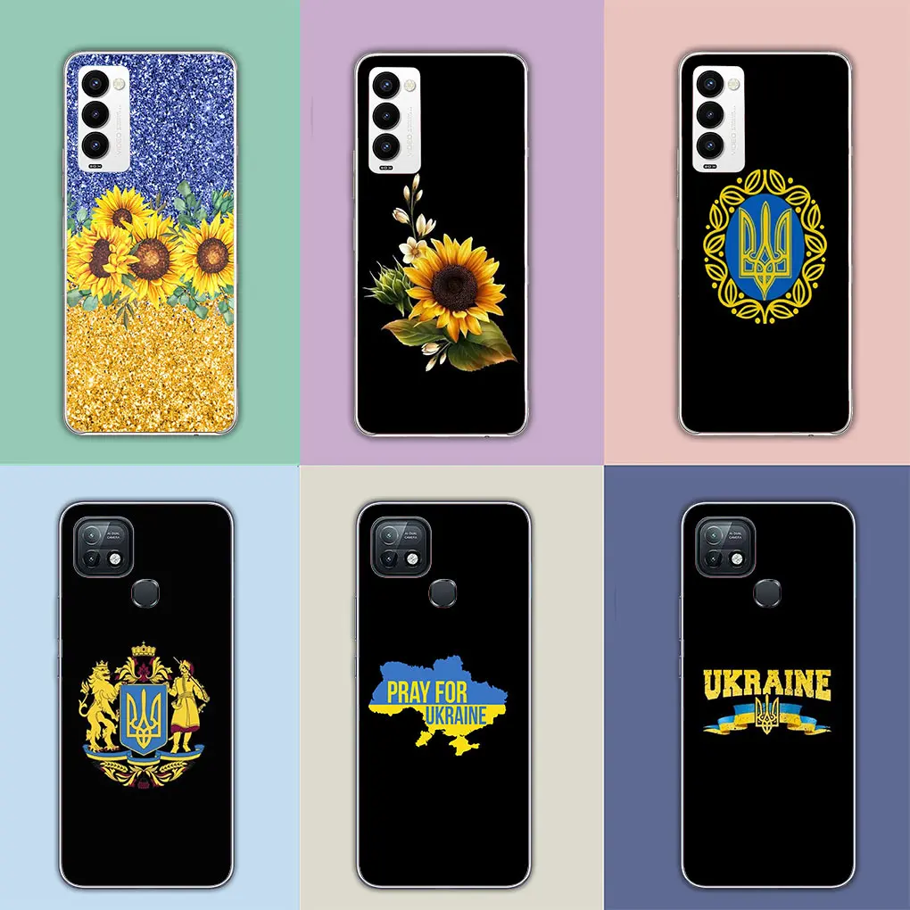Украинский чехол для телефона девочек Motorola Moto G13 G14 G53 G54 G62 G72 G82 G84 Edge 40 neo pro