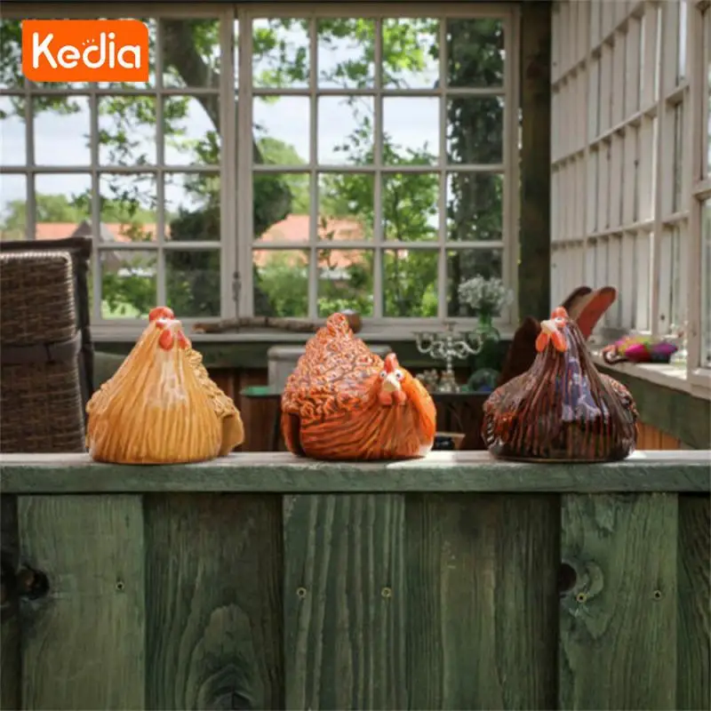 Фигурка курицы забавная вилка из смолы художественные ремесла подарок на