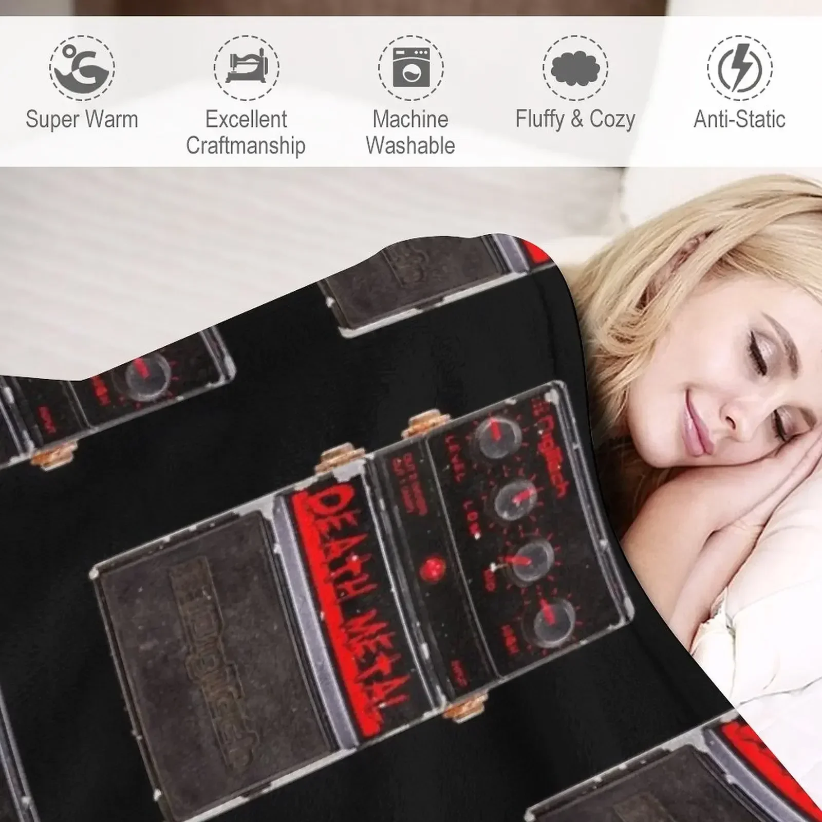 Новинка металлическая педаль Digitech Death для гитары винтажное одеяло одеяла и