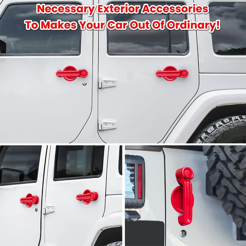 Вставки для крышки дверной ручки + крышка задней двери Защитная углубления 2007-2018