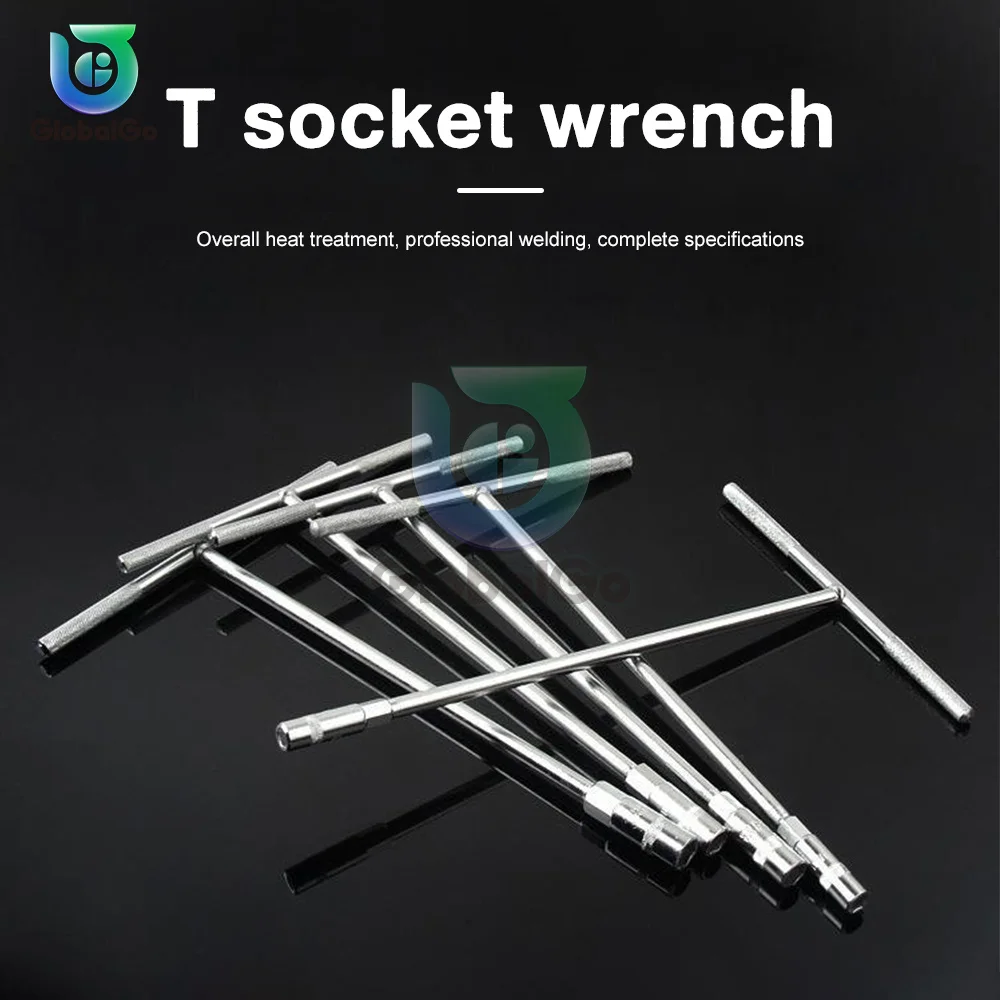 Т-образный ручной инструмент шестигранный торцевой ключ 7 мм 8 9 10 12 13 15 17