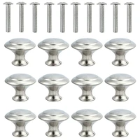 12pcs stainless steel drawer cabinet door knobs pull handle dresser door pull furniture accessories with screw home tool