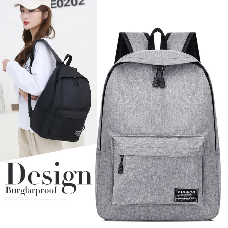 

Модная повседневная школьная сумка, Многофункциональный Холщовый тканевый рюкзак, вместительные сумки для книг, водонепроницаемый дорожн...