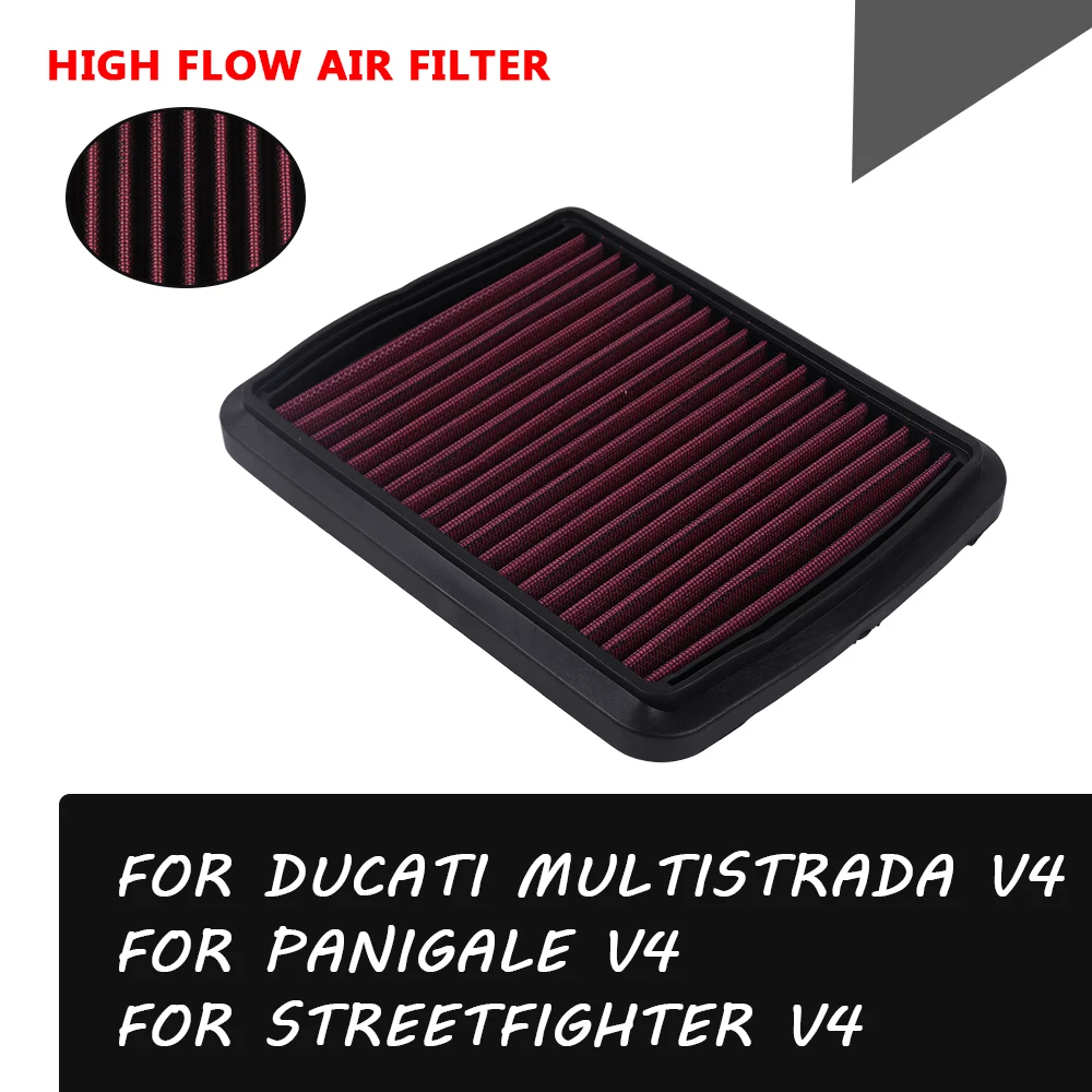 Для 1100 Streetfighter V4 воздушный фильтр очиститель впускного воздушного элемента