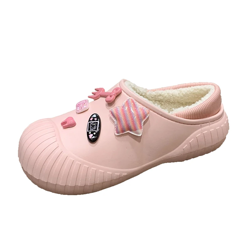 

Зимние водонепроницаемые тапочки Hello Kitty Мультяшные хлопковые тапочки 2023