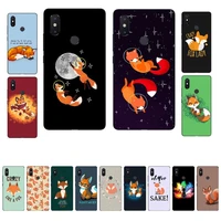 maiyaca anime funny foxs lovely cute phone case for xiaomi mi 8 9 10 lite pro 9se 5 6 x max 2 3 mix2s f1