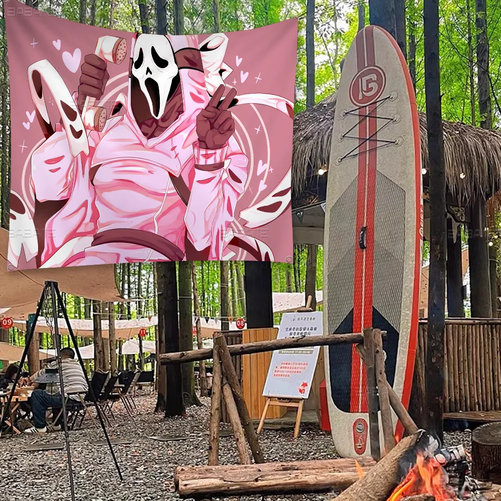 G-Ghostface H-ужас S-Крик искусство аниме Таблица флагов для гостиной дома и общежития
