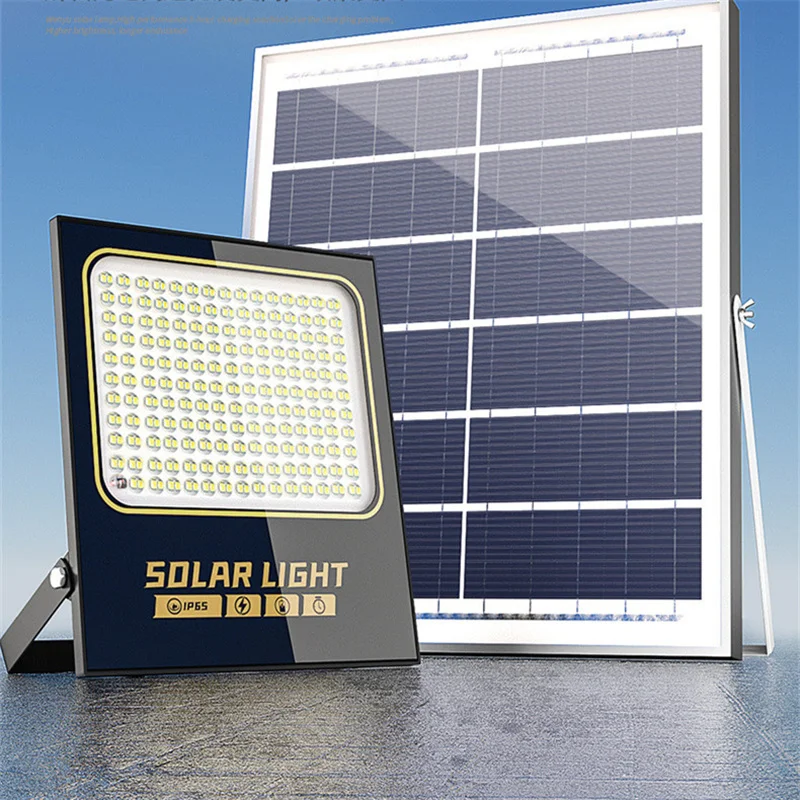 Foco Solar Led para exteriores, reflector impermeable, Panel Solar, Foco de iluminación...