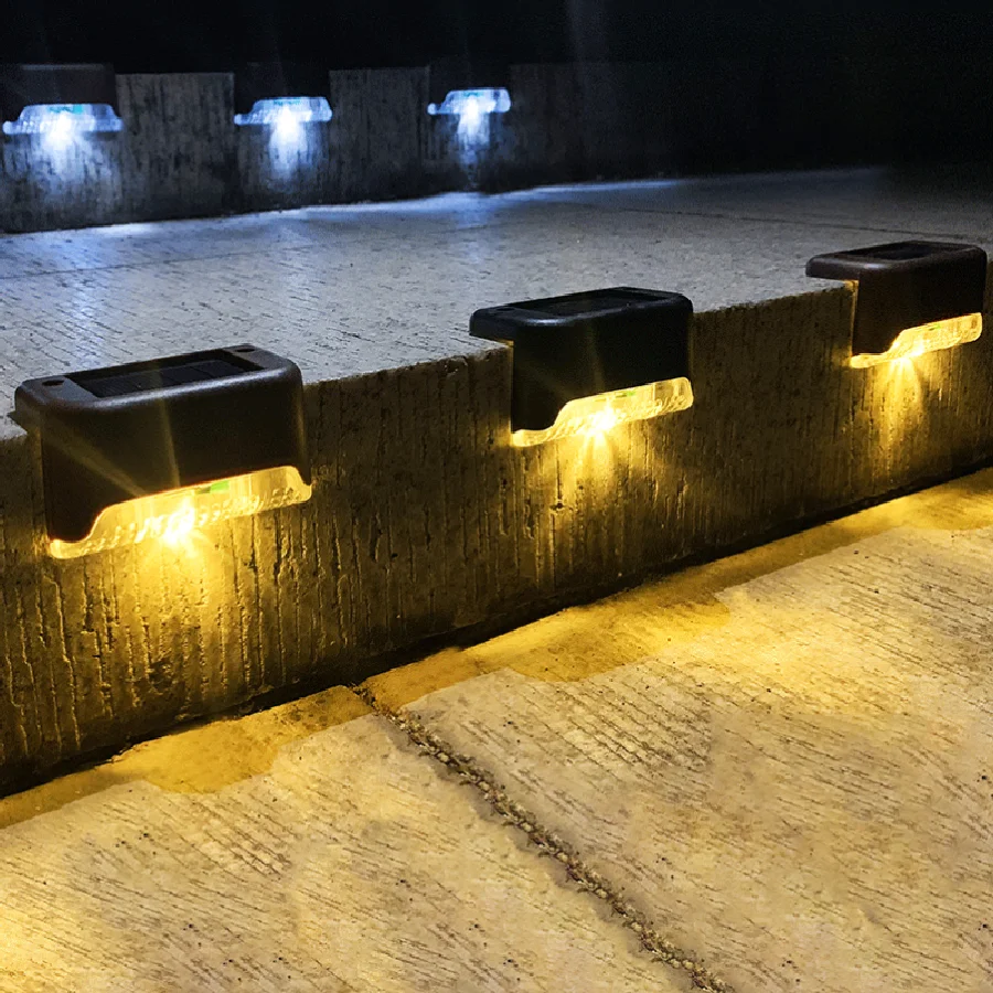 

Solar LED Ladder Light Color Light Night Light For Decorating Outdoor Garden Fence Railing Stairs Waterproof Solar Light IP65