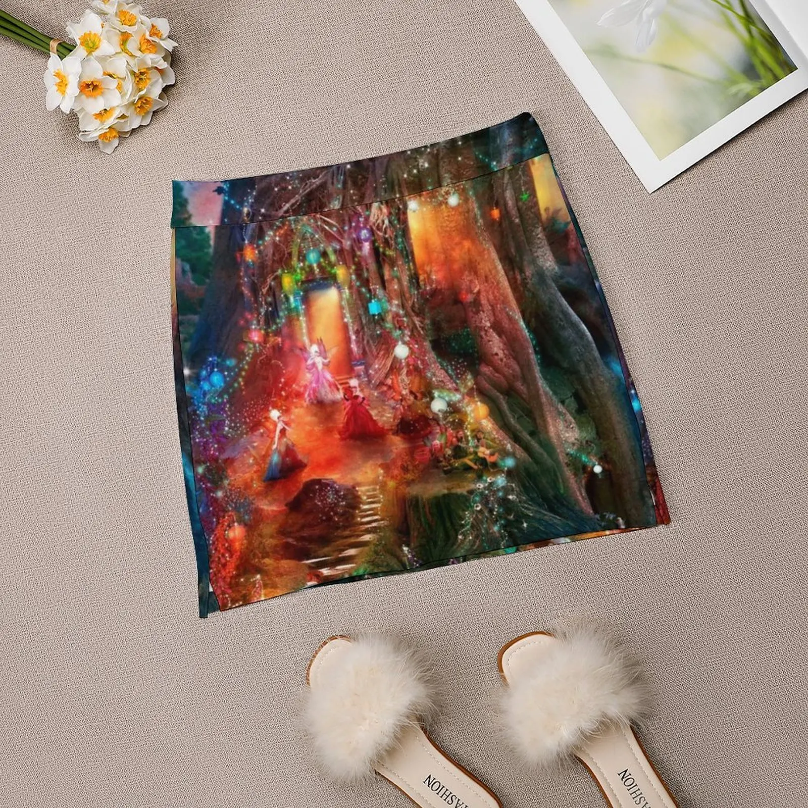 Корейская модная юбка Foxglove Ball летние юбки для женщин светонепроницаемая брючная