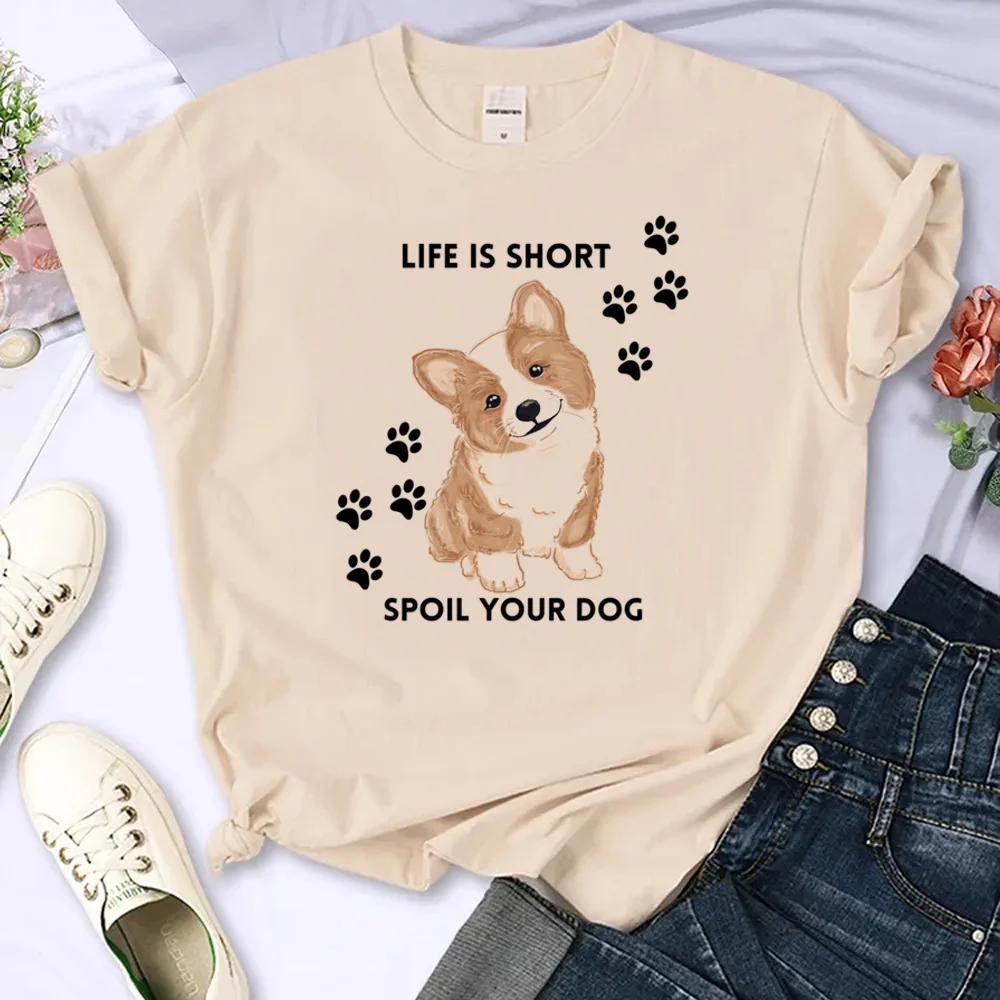 

Pug t shirt women Y2K graphic comic top girl manga anime clothes