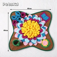 pet dog snuffle mat nose smell training sniffing pad puppy puzzle blanket slow feeding bowl food dispenser carpet washable toys