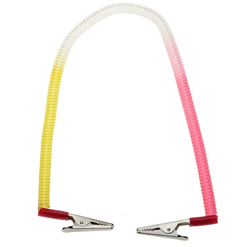 

5Pcs Disposable Dental Scarf Clips Coil Plastic Dental Bib Clip Flexible Chain Napkin Holder Dentist Tools Accessory