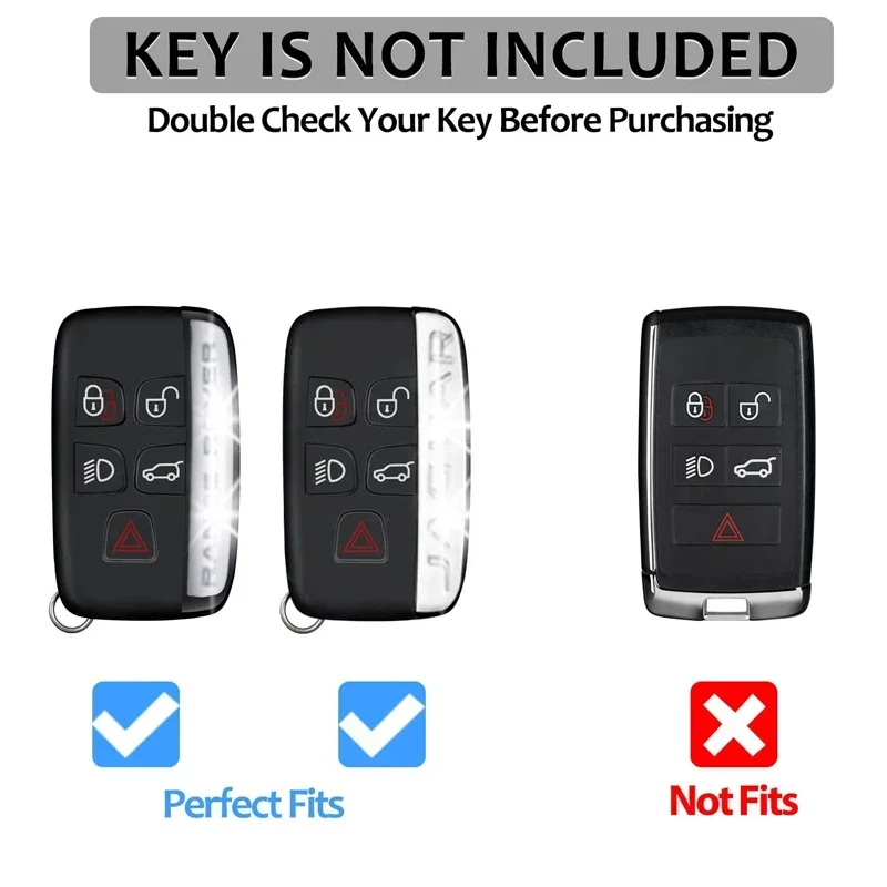 Чехол для ключей из углеродного волокна Land Rover Range Dsicovery LR4 HSE чехол Jaguar E-Pace F-Pace F-Type