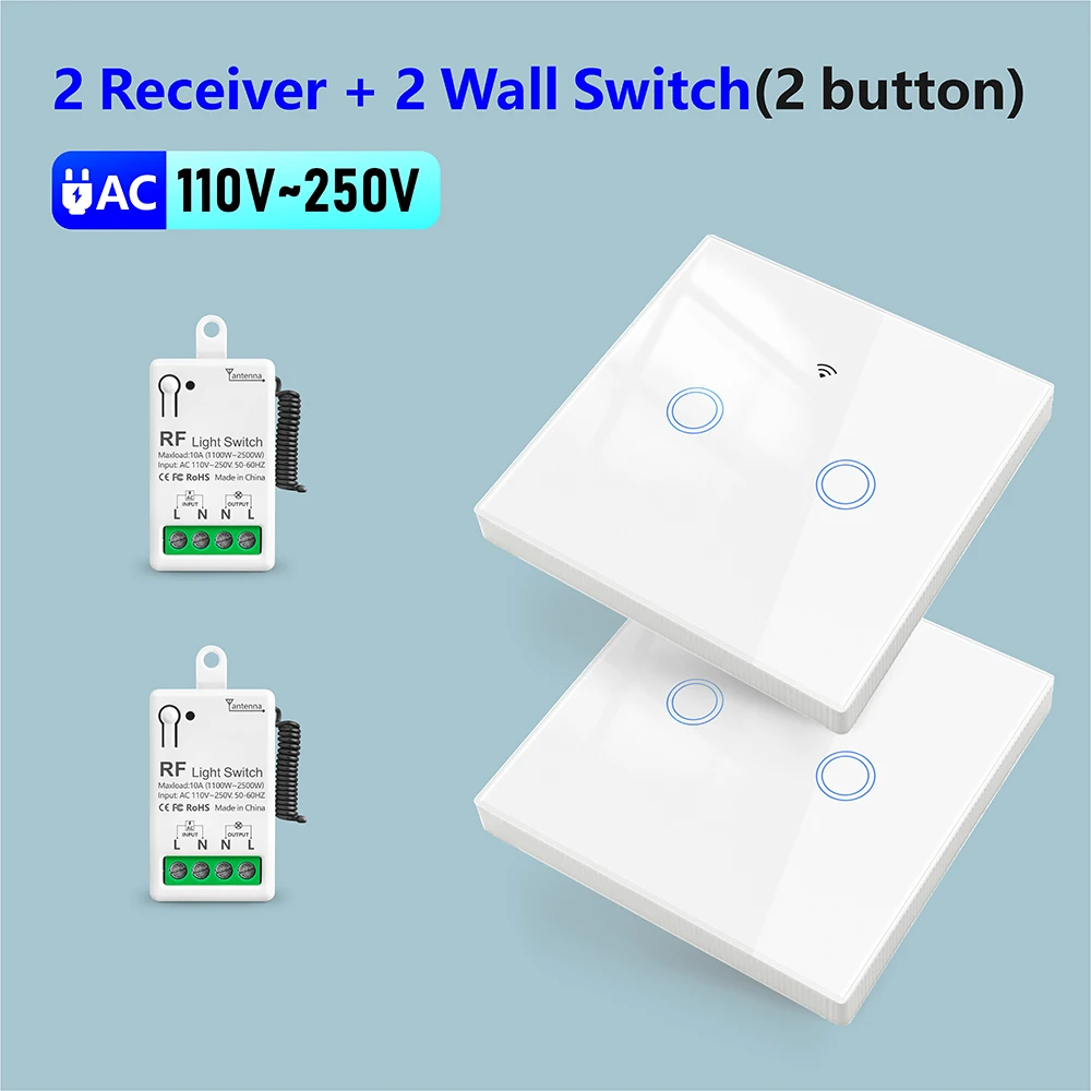 Беспроводной умный выключатель SLMPLEFUN 433 МГц