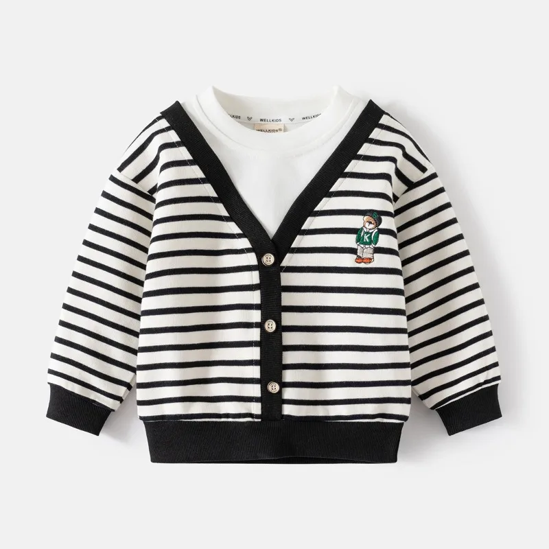 Комплект одежды из искусственной кожи для маленьких девочек детские однотонные