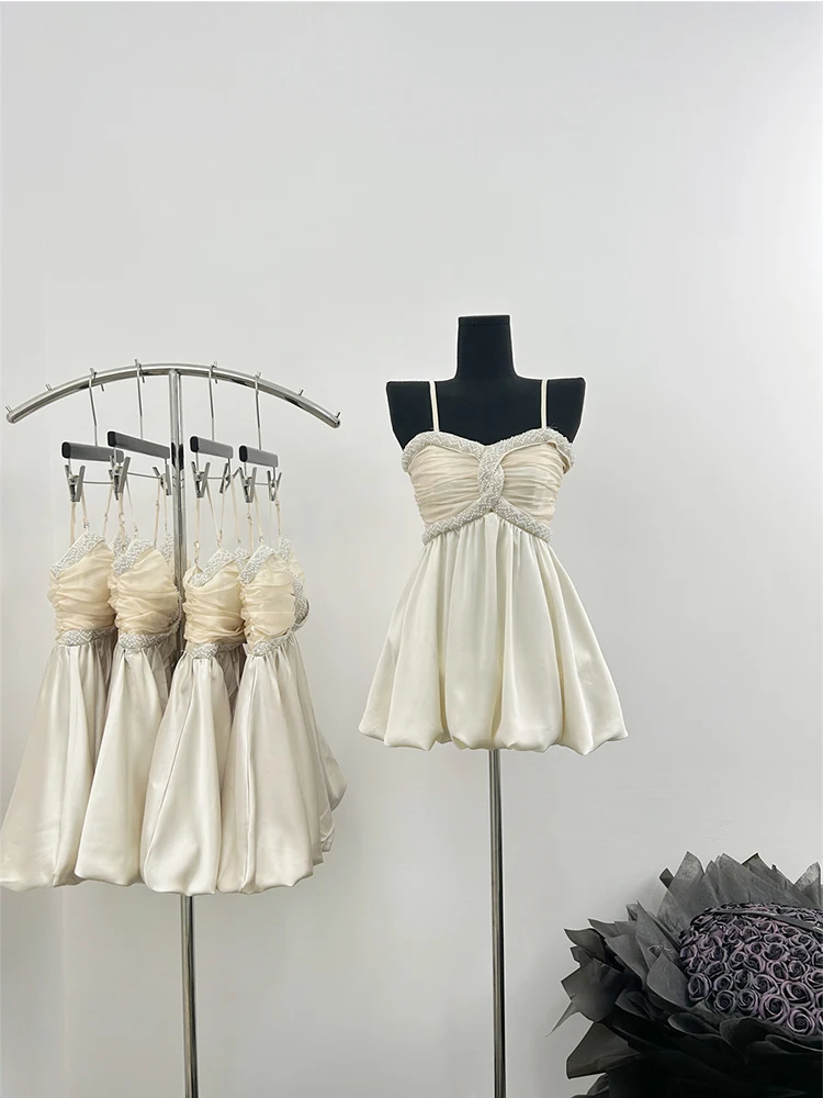 Женское платье на бретелях-спагетти винтажное цельнокроеное в стиле 1920-х годов