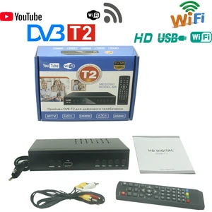 Italy Russia DVB T2 TV Box WIFI USB 2.0 Full HD 1080P DVB T2 Tuner  TV Box Satellite HD TV Receiver 