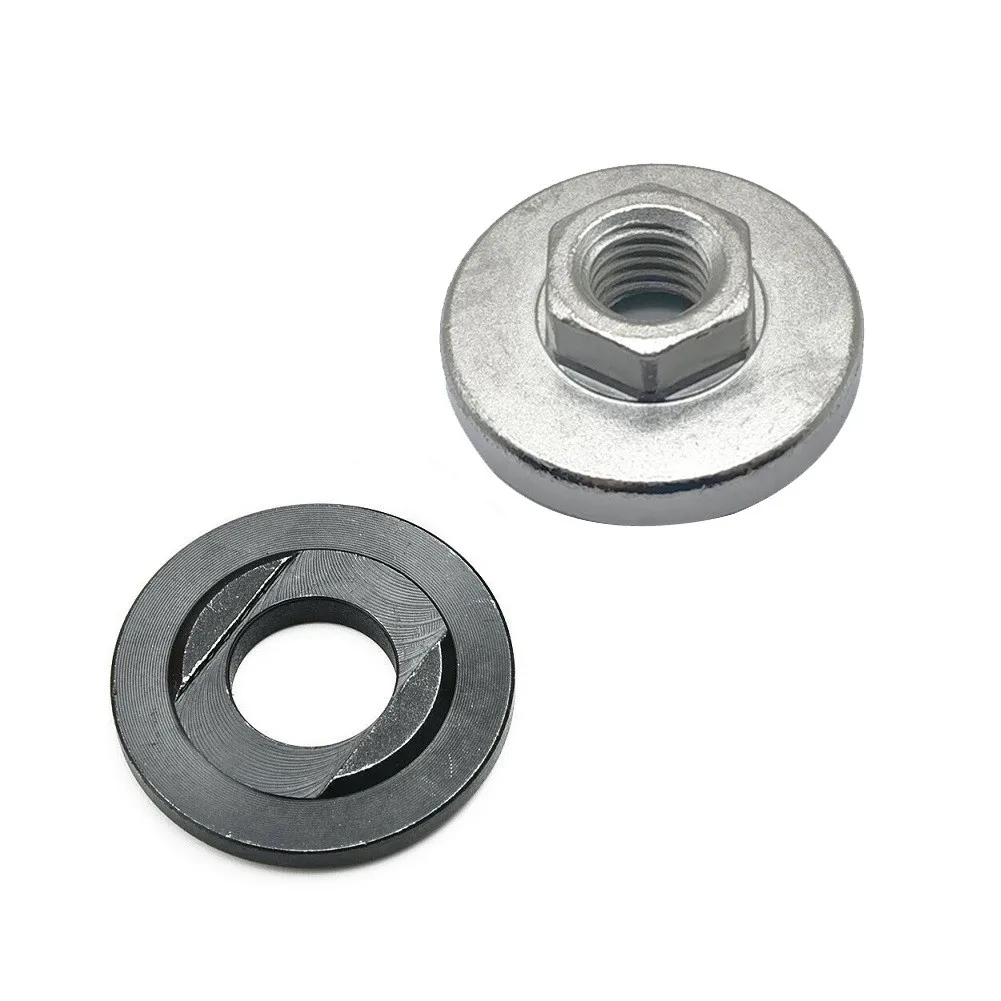 Для 125/150/180/230 Тип детали угловой шлифовальной машины Металлическая фланцевая гайка Быстросменные детали угловой шлифовальной машины Шлифовальные машины Стальные стопорные гайки