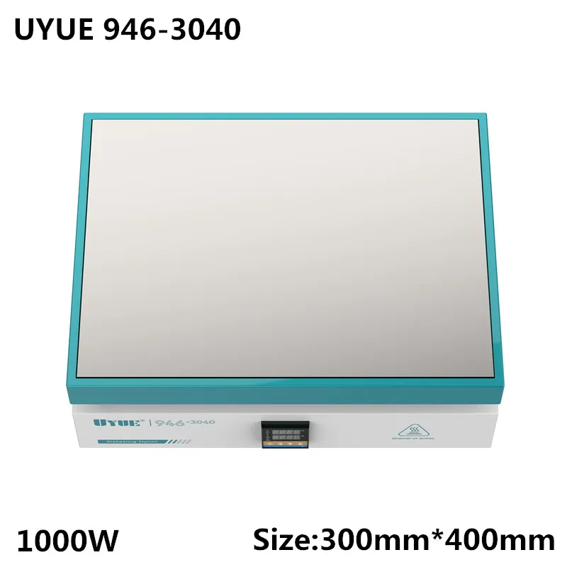 

UYUE 946-3040 300mm*400mm Preheating Station 1000W For Mobile Phone Tablet PC Repair Preheating BGA PCB Repair