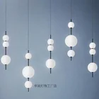 Современные светодиодные подвесные светильники, подвесной светильник, подвесной светильник в виде тыквы для ресторана, кафе, бара, спальни, кухни, столовой, стеклянный Декор