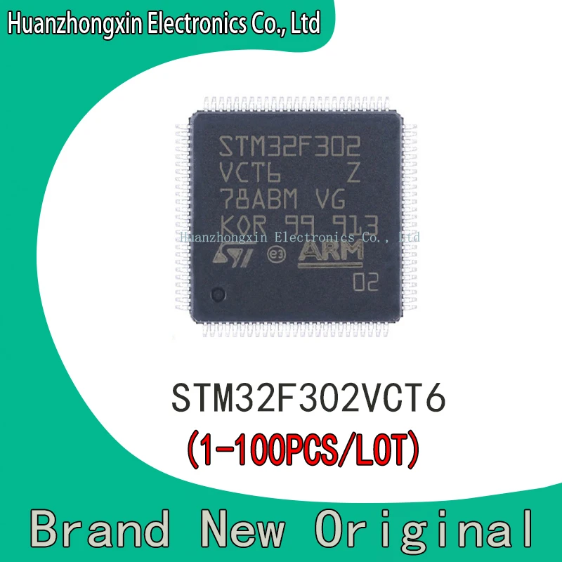 

STM32F302VCT6 STM32F302 STM32F IC MCU LQFP100 New Original Chip