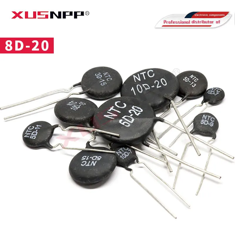 

5 шт. термисторный резистор NTC 8D-20, терморезистор