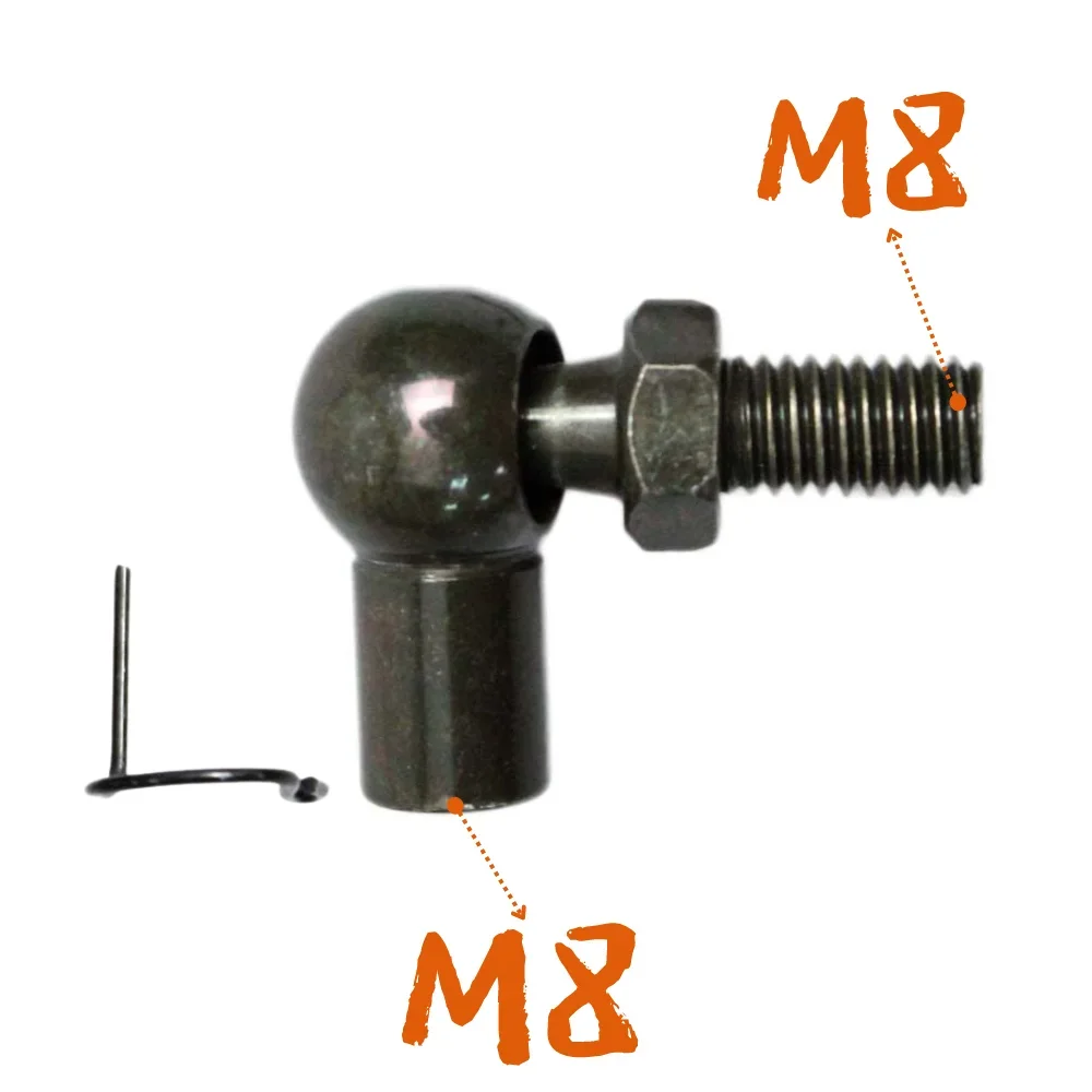 

Внутренняя Резьба M6/M8, 10 мм, газовая пружина, стойка, подъемник, поддержка шарикового гнезда, Соединительный конец подшипника, соединители, замена Кол-во (4)