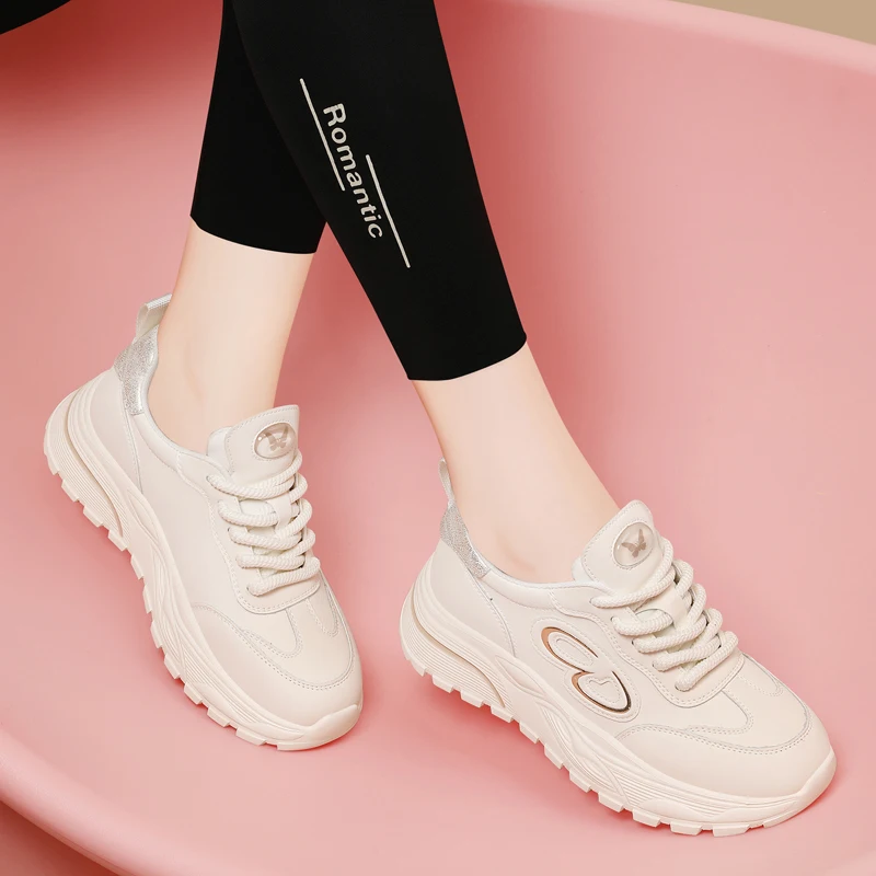 AUTUSPIN 34-40 женские модные кроссовки новая зимняя весна 2024 женская обувь уличная