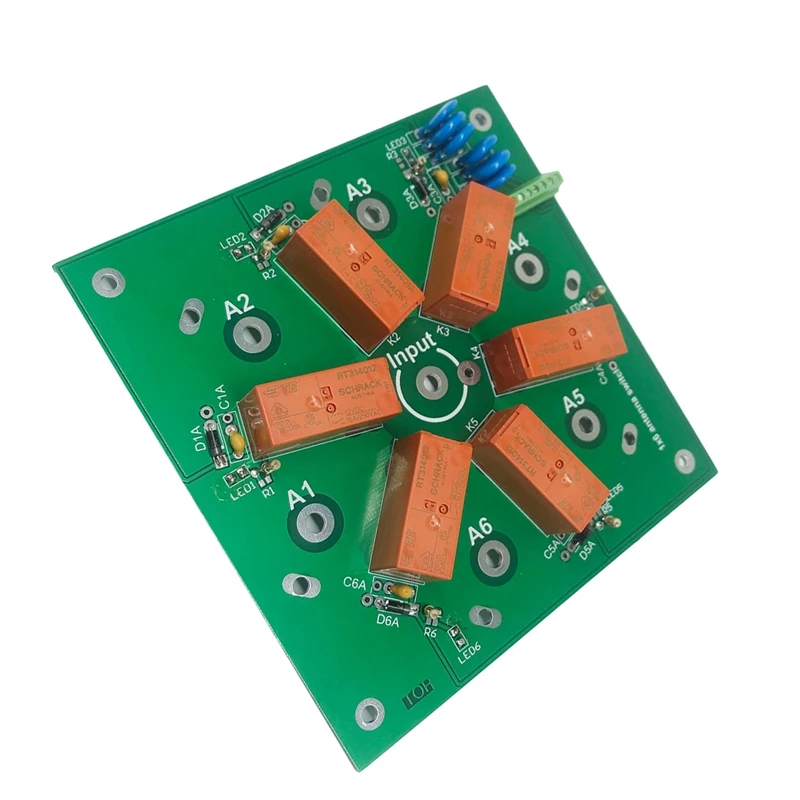 

6:1 Coaxial Remote Antenna Switch Module SO-239 Finished Product 1.8Mhz--60Mhz