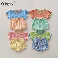 criscky clothes for girls summer toddler girls clothes 2pcs outfits kids clothing for girls tracksuit suit for girls children