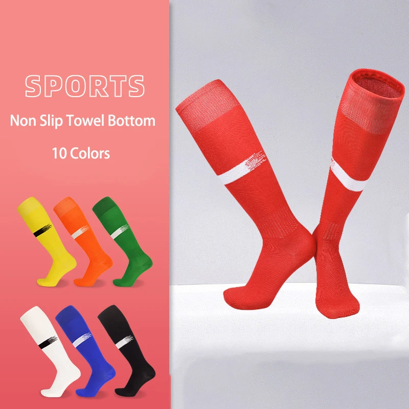 Thin Sectionfootball Socks men's Training Ball Socks children's Striped Sports Sock Soccer Socks men's Long Socks Children