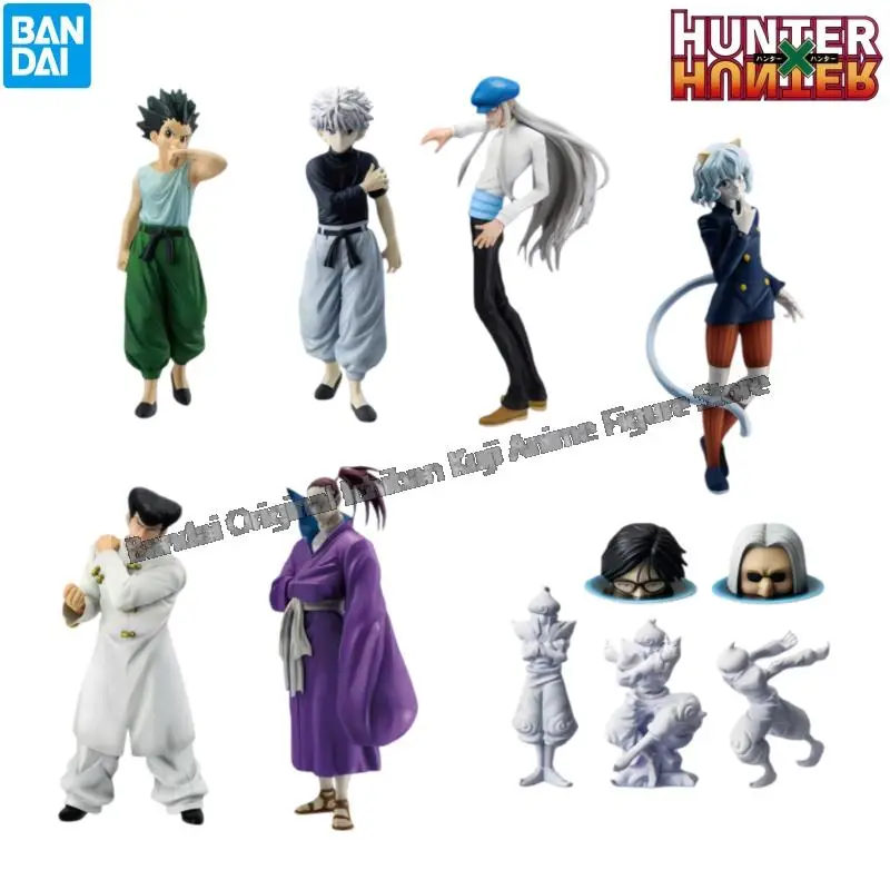 Фото В наличии Bandai, оригинальная коробка, модель гаражного комплекта, Hunter Hunter Gon Freecss Killua, персонажи аниме, Коллекционная фигурка, статуя №1