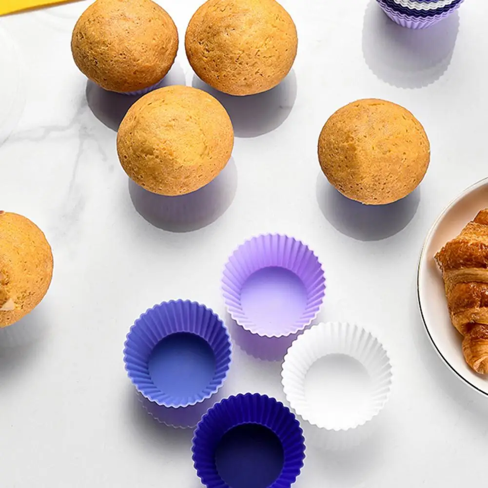 

Great Baking Cup Reusable Portable Cake Decorating Muffin Cup Muffin Cup Baking Cup 12Pcs