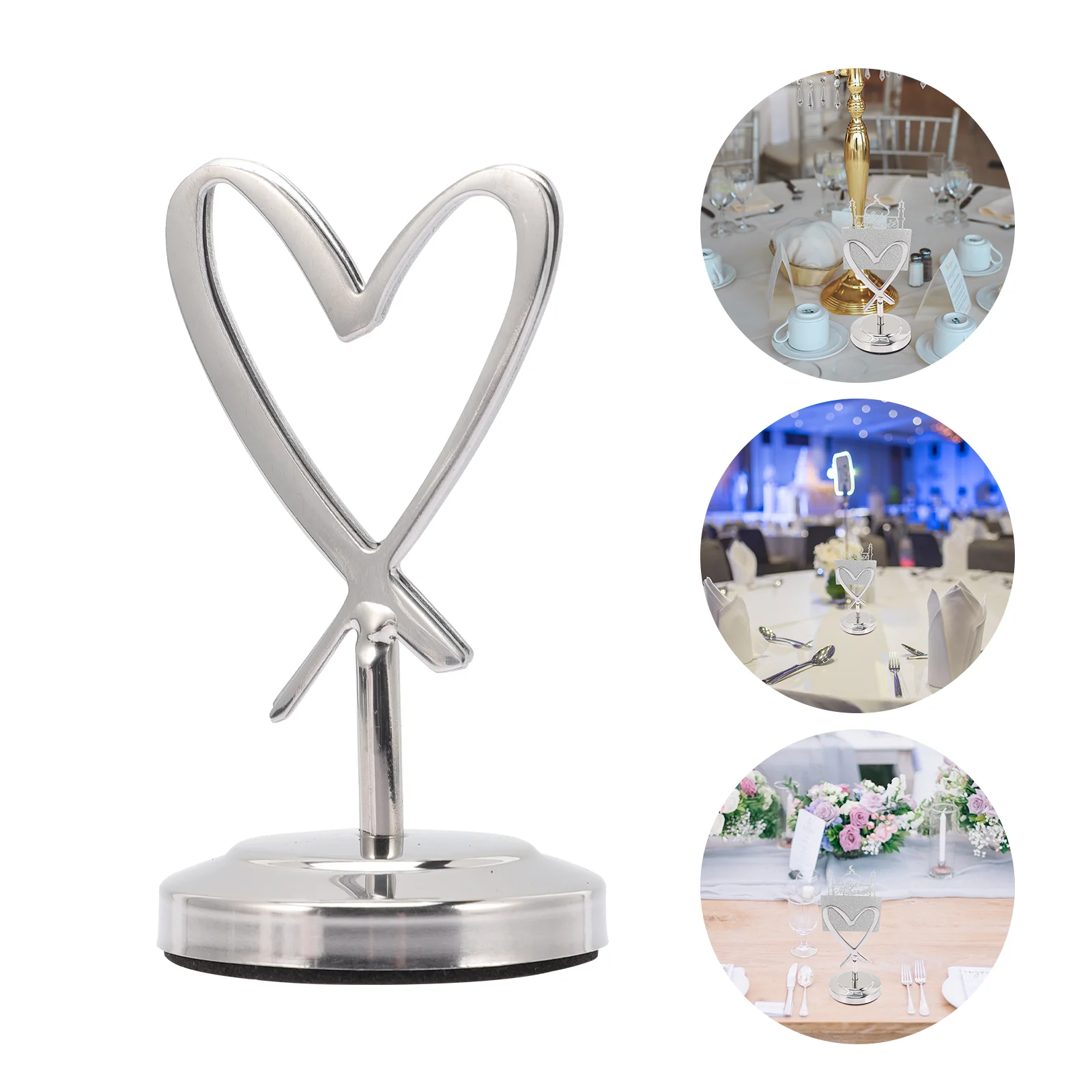 

2Pcs Table Number Holder Wedding Table Number Stand Decorative Place Holder