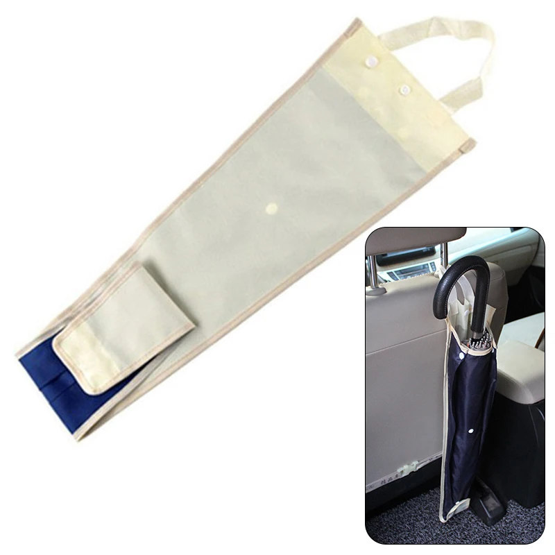 Car Seat Wet Rain Umbrella Organizer Bag Cover Foldable Hold