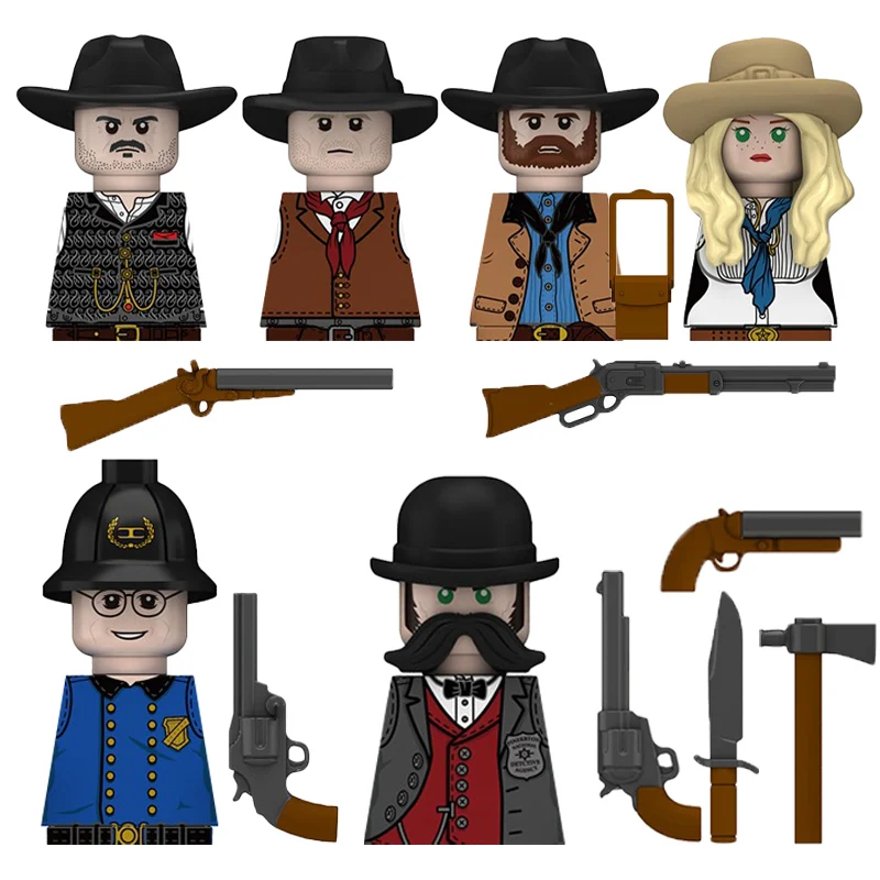 Городские военные фигурки солдат США строительные искусственные элементы