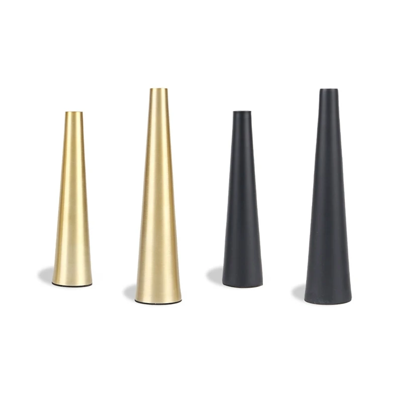 Nordic Metal Vase Gold/Black Small Flower Vases Arrangement Flower Container for Wedding Table Centerpiece Decoration